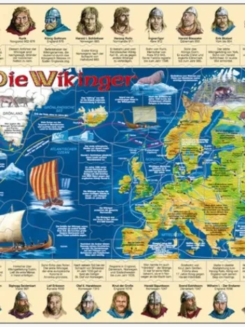 Produit Puzzle Cadre - Les Vikings (en Allemand) Image