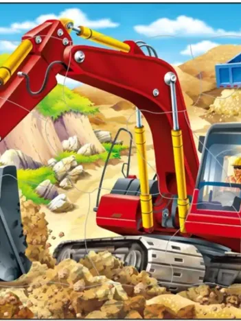 Produit Puzzle Cadre - Pelleteuse Image