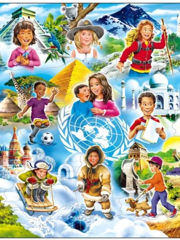 Produit Puzzle Cadre - Enfants du Monde Image