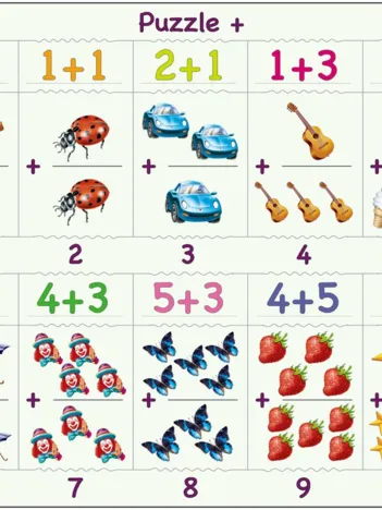 Produit Puzzle Cadre - Apprendre à Compter : L'Addition Image