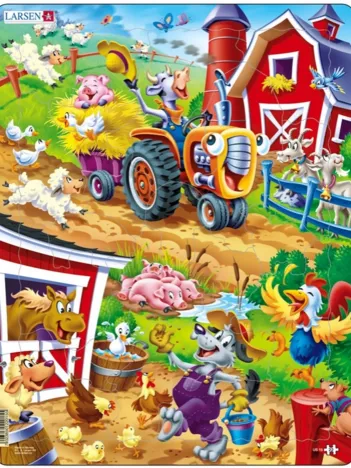 Produit Puzzle Cadre - Animaux de la Ferme Enchantée Image