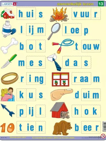 Produit Puzzle Cadre - Apprendre à lire le Néerlandais 3 Image