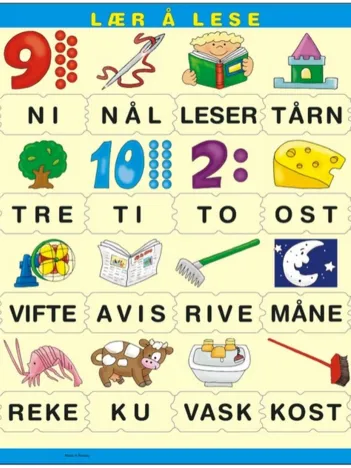 Produit Puzzle Cadre - Apprendre à Lire le Norvégien 2 (en Norvégien) Image