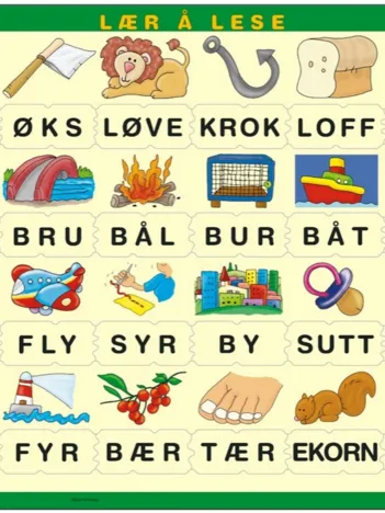 Produit Puzzle Cadre - Apprendre à Lire le Norvégien 3 (en Norvégien) Image
