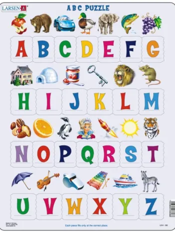 Produit Puzzle Cadre - A B C Puzzle (en Anglais) Image