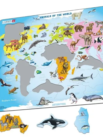 Produit Puzzle Cadre - Animals of the World Image