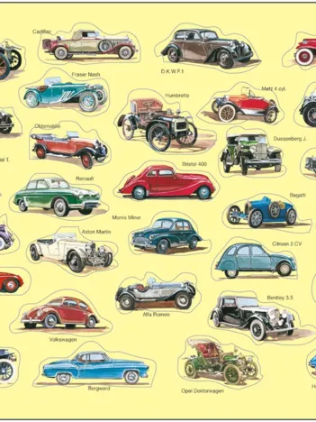 Produit Puzzle Cadre - Voitures Anciennes Image