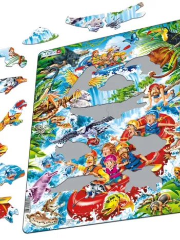 Produit Puzzle Cadre - Rafting en Amazonie Image