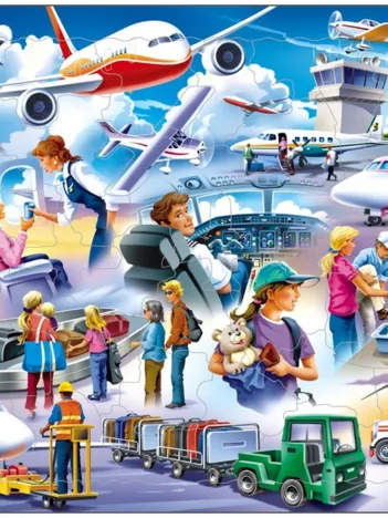 Produit Puzzle Cadre - Aéroport Image