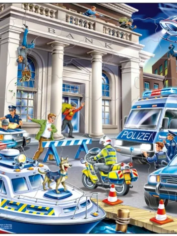 Produit Puzzle Cadre - Intervention de Police Image