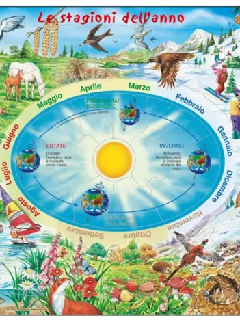 Produit Puzzle Cadre - Le stagioni dell'anno (en Italien) Image