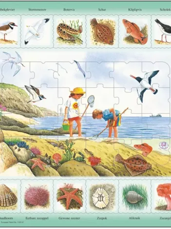 Produit Puzzle Cadre - Bord de mer (en Hollandais) Image