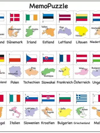 Produit Puzzle Cadre - MemoPuzzle (en Allemand) Image