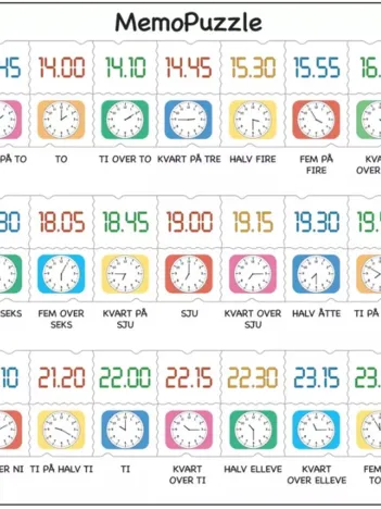 Produit Puzzle Cadre - MemoPuzzle (en Norvégien) Image