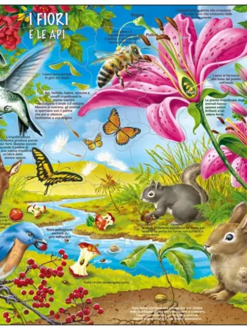 Produit Puzzle Cadre - I fiori e le api (en Italien) Image