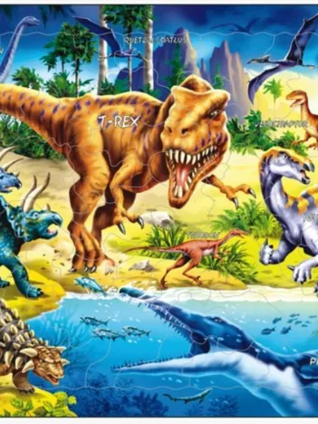 Produit Puzzle Cadre - Dinosaures Image