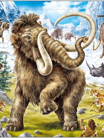 Produit Puzzle Cadre - Les Mammouths Image