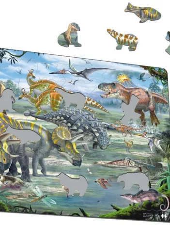 Produit Puzzle Cadre - Dinosaures Image