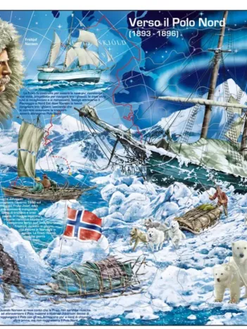 Produit Puzzle Cadre - Verso il Polo Nord (en italien) Image