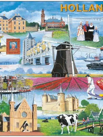 Produit Puzzle Cadre - Souvenirs des Pays-Bas Image