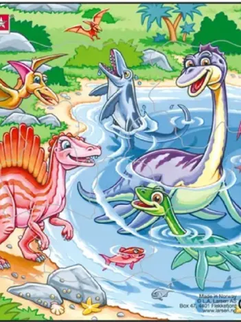 Produit Puzzle Cadre - Dinosaures Image