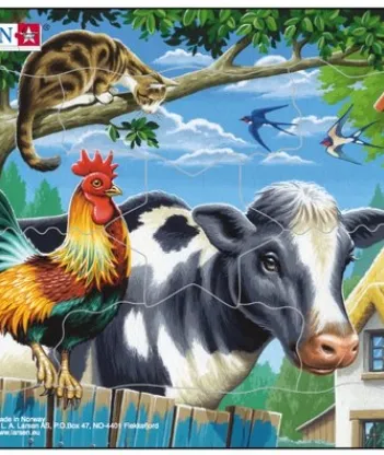 Produit Puzzle Cadre - La Vache et le Coq Image
