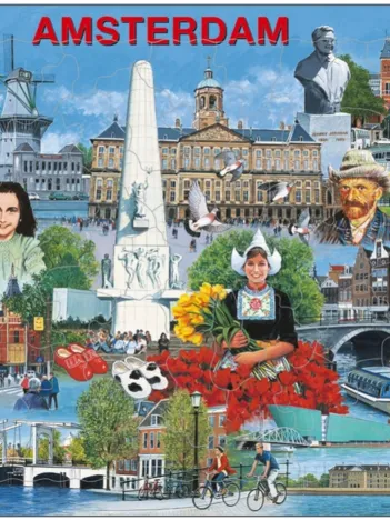 Produit Puzzle Cadre - Souvenirs d'Amsterdam Image