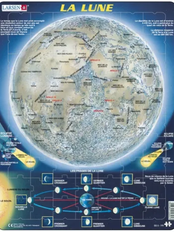 Produit Puzzle Cadre - La Lune Image