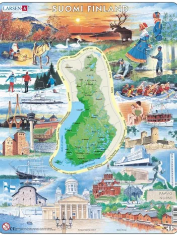 Produit Puzzle Cadre - Sites Touristiques de Finlande Image
