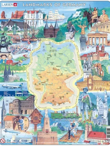Produit Puzzle Cadre - Sites Touristiques d'Allemagne Image
