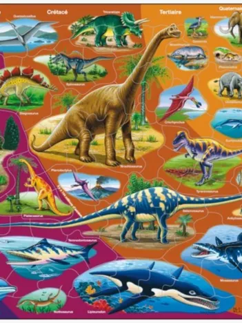 Produit Puzzle Cadre - Les Animaux dans l'Histoire (en Français) Image