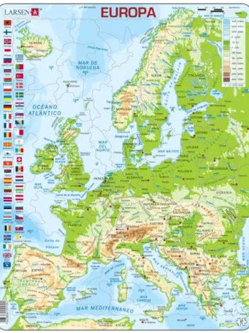 Produit Puzzle Cadre - Europe (en Espagnol) Image