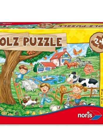 Produit Puzzle en Bois - La Ferme Image
