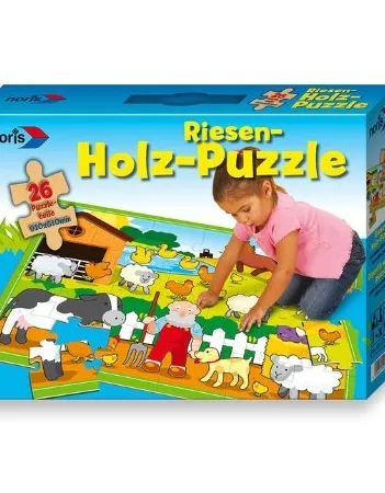 Produit Puzzle Géant de Sol en Bois - La Ferme Image