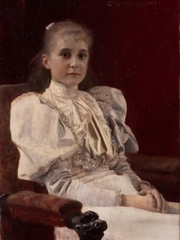 Produit Gustav Klimt : Jeune fille assise - 1894 Image