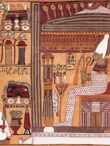 Produit Le Livre des Morts : Ani dans l'au-delà devant Osiris Image