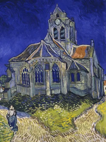 Produit Vincent Van Gogh - L'église d'Auvers-sur-Oise, 1890 Image