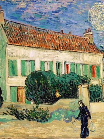 Produit Vincent Van Gogh - La Maison Blanche, la Nuit, 1890 Image