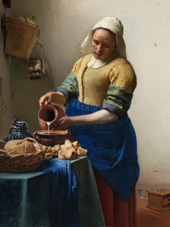 Produit Vermeer Johannes : La Laitière, 1658-1661 Image