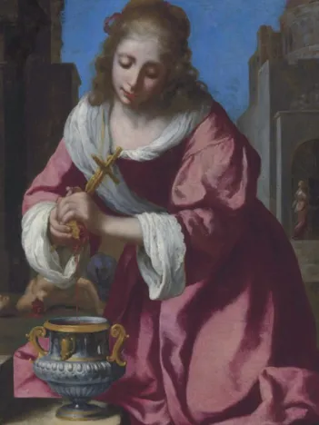 Produit Vermeer Johannes : Sainte Praxède, 1655 Image