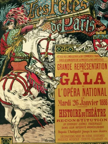Produit Affiche d'Eugène Grasset : Les Fêtes de Paris, 1896 Image