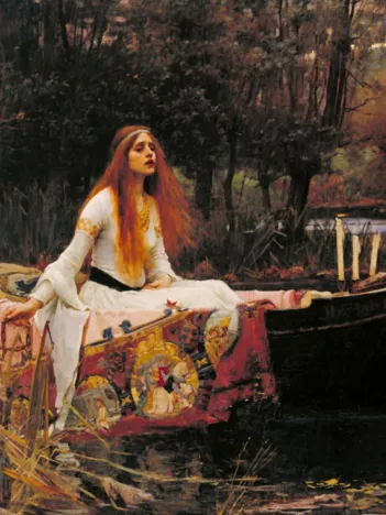 Produit Waterhouse John William : The Lady of Shalott, 1888 Image