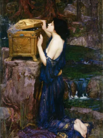 Produit Waterhouse John William : Pandora, 1896 Image