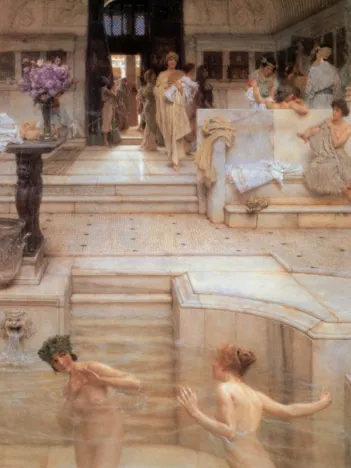 Produit Sir Lawrence Alma-Tadema : A Favourite Custom, 1909 Image