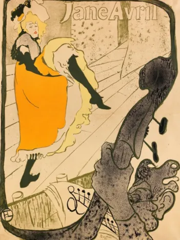 Produit Henri de Toulouse-Lautrec : Jane Avril, 1893 Image