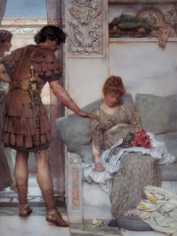 Produit Sir Lawrence Alma-Tadema : A Silent Greeting Image