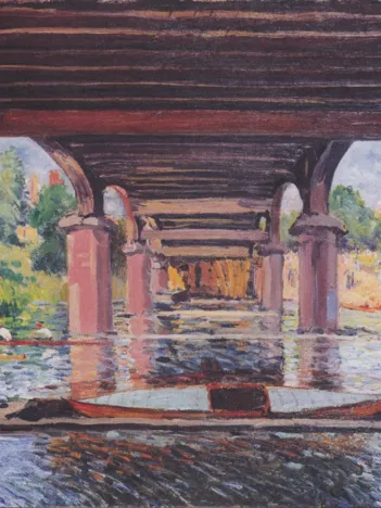 Produit Alfred Sisley : Sous le Pont de Hampton Court, 1874 Image