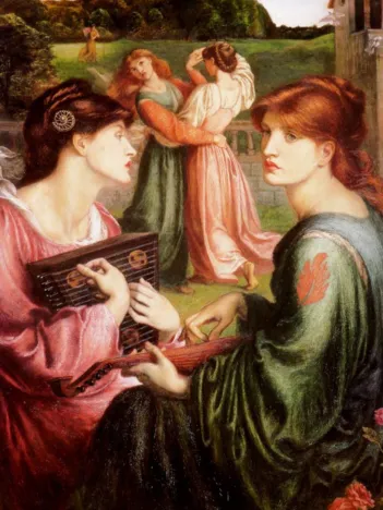 Produit Dante Gabriel Rossetti : Le Boudoir dans la Prairie, 1872 Image