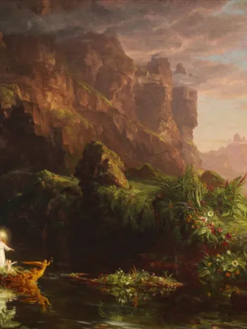 Produit Thomas Cole : Le voyage de la Vie - L'enfance, 1842 Image