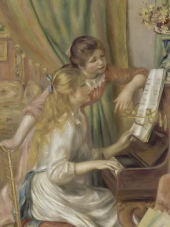 Produit Auguste Renoir : Jeunes filles au piano, 1892 Image